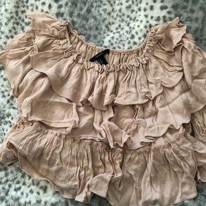 ruffle crop top!